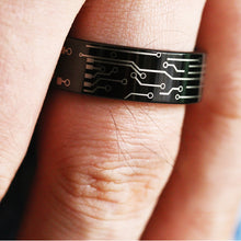 Load image into Gallery viewer, Black Tungsten Ring For Women Man