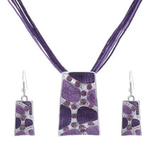 Load image into Gallery viewer, Leather Enamel Jewelry Sets