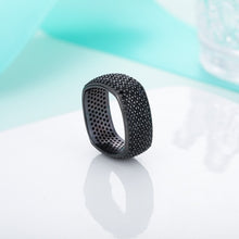 Load image into Gallery viewer, Square Gun Black Ring For Men & Women
