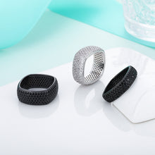 Load image into Gallery viewer, Square Gun Black Ring For Men & Women