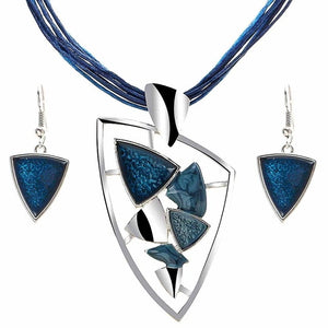 Leather Enamel Jewelry Sets