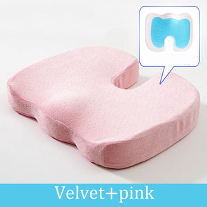 Seat Gel Sponge Cushion For Slouching & BackPain